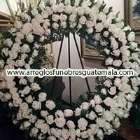 coronas grandes de flores para funeral