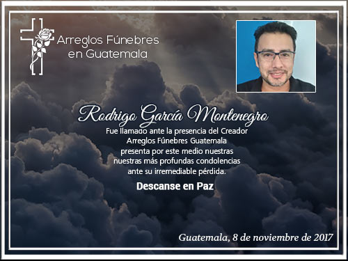 Obituario Rodrigo Garcia Montenegro
