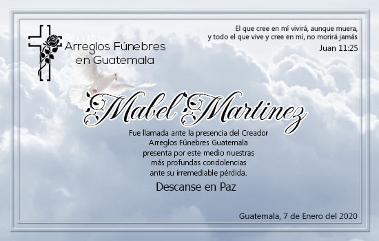 Mabel Martinez Descanse en Paz