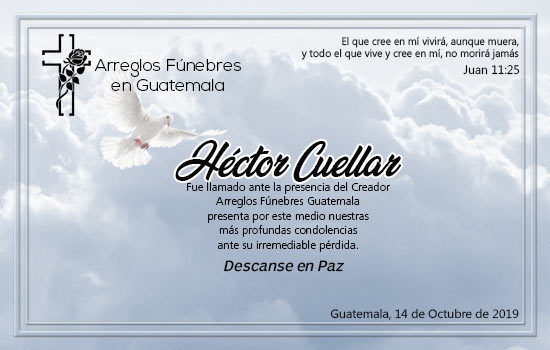 Descanse en Paz Héctor Cuellar