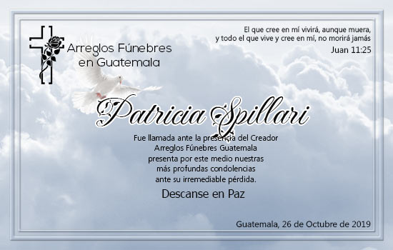 Obituario de Patricia Spillari