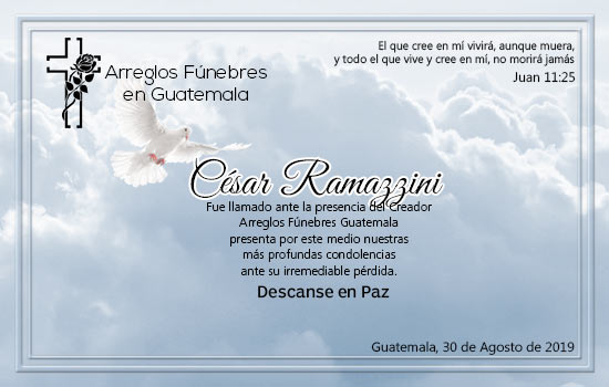 Descanse en Paz César Ramazzini