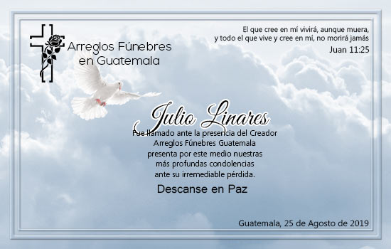 Descanse en paz Julio Linares