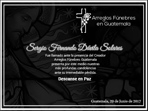 obituario funerales reforma guatemala