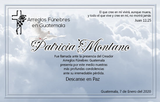 Patricia Montado de Prado Descanse en Paz