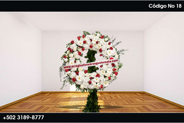 corona de flores para funeral