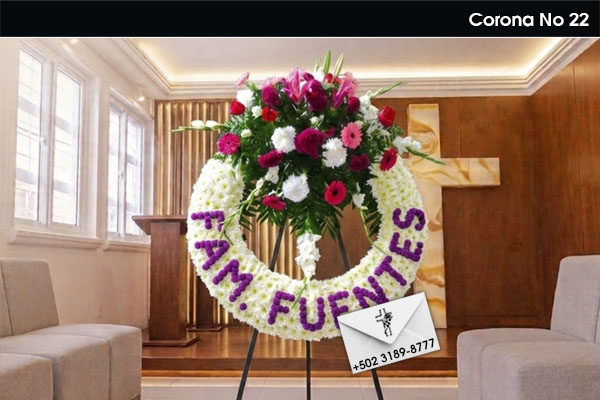corona de flores para funeral