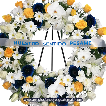 coronas florales para funeral