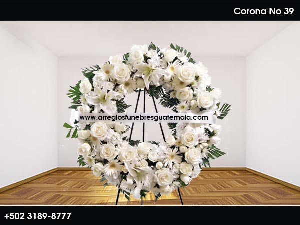 coronas para funerales