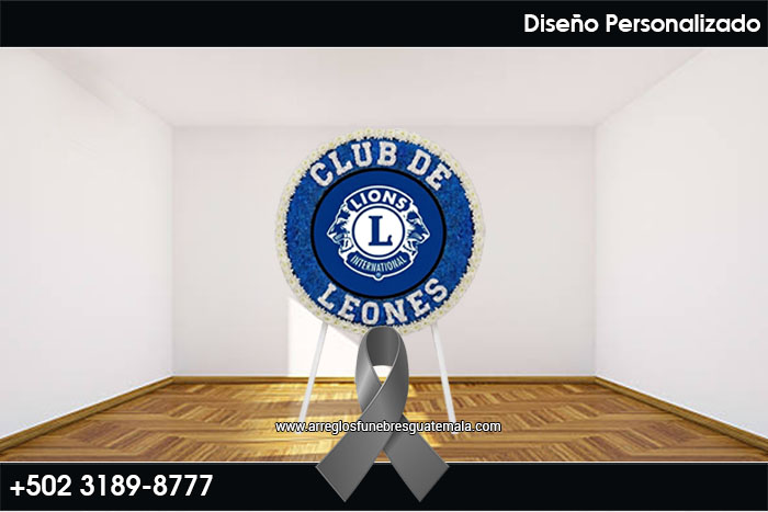 flores con logo funeral