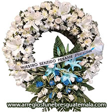 coronas con logo para funeral