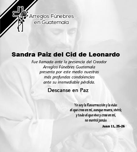 Obituario Capillas Señoriales zona 9